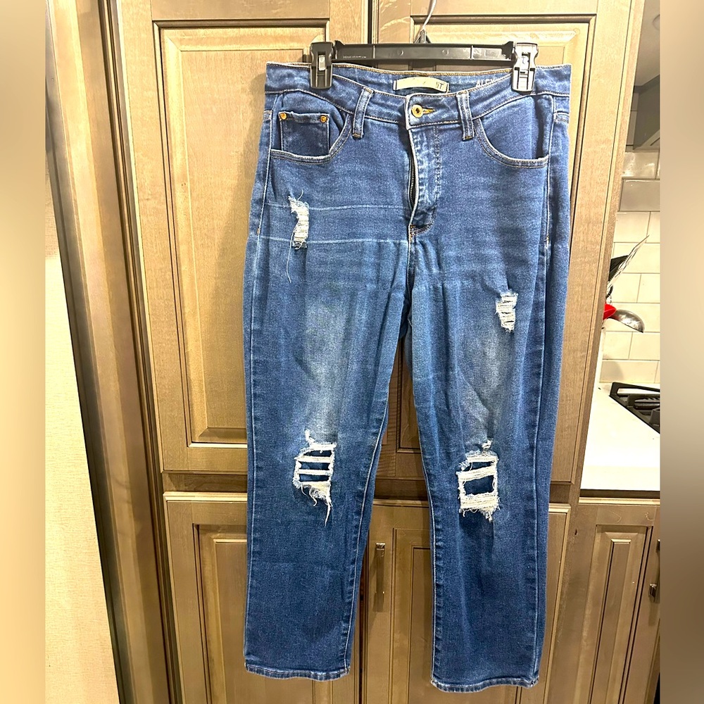 IT Women’s Jeans, ALEX High rise, curvy, straight ankle jeans, size 10